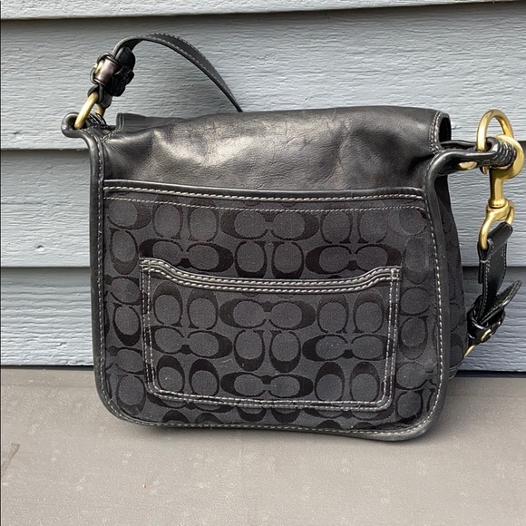 Coach Black Shoulder Bag c 2005/6 - Picture 2 of 12